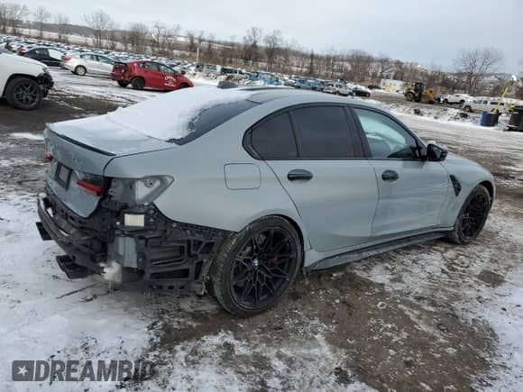 2021 BMW M3 с VIN WBS53AY01MFL20155, выставлен на аукционе Copart как лот 88773105 с пробегом 48 612 миль миль и Списание • Salvage title. История ставок и продаж доступна на DreamBid. Изображение 3.