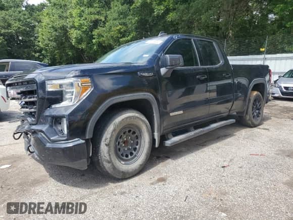 2019 GMC Sierra 1500 Elevation with VIN 1GTR8CED6KZ245655, listed as a Copart auction lot 62479985 with 121,235 mi miles and Clean title. Bid and sale history available at DreamBid. Image 1.