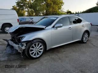 2010 Lexus IS 250 z VIN JTHCF5C27A5042223, wystawiony jako Copart lot #68657165 z przebiegiem 89 394 mil mil oraz Szkoda całkowita • Salvage title. Historia ofert i sprzedaży dostępna na DreamBid. Obrazek 1.