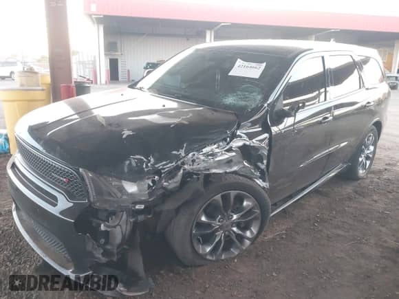 2019 Dodge Durango GT with VIN 1C4RDJDG0KC744224, listed as a IAAI auction lot 42164662 with 111,163 mi miles and . Bid and sale history available at DreamBid. Image 2.