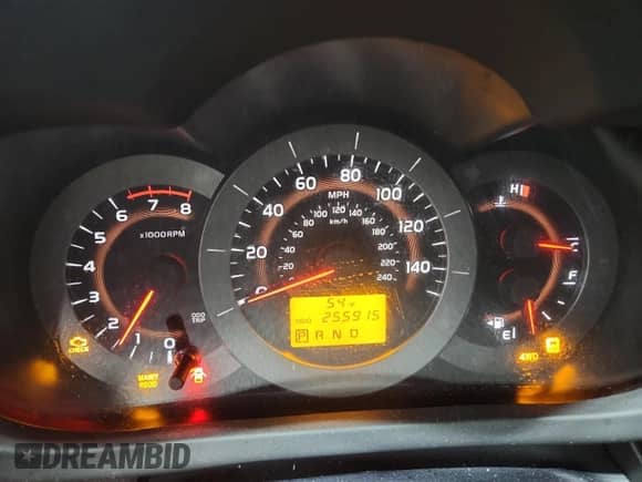 2010 Toyota RAV4 Sport with VIN JTMRK4DV7A5091741, listed as a Copart auction lot 85562215 with 255,915 mi miles and Clean title. Bid and sale history available at DreamBid. Image 9.