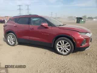 2019 Chevrolet Blazer z VIN 3GNKBHRS9KS612805, wystawiony jako Copart lot #84908645 z przebiegiem 130 597 mil mil oraz Szkoda całkowita • Salvage title. Historia ofert i sprzedaży dostępna na DreamBid. Obrazek 4.