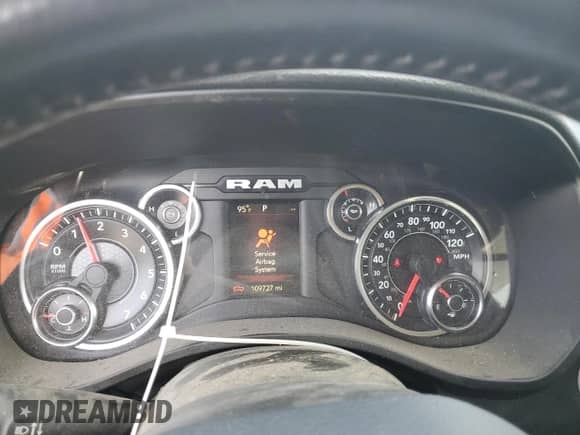 2022 Ram 1500 Big Horn с VIN 1C6RREFT7NN113909, выставлен на аукционе Copart как лот 82214255 с пробегом 109 727 миль миль и Списание • Salvage title. История ставок и продаж доступна на DreamBid. Изображение 9.