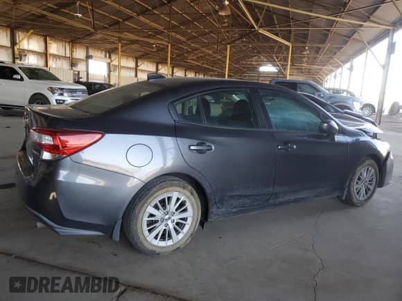 2018 Subaru Impreza Premium with VIN 4S3GKAB6XJ3613128, listed as a Copart auction lot 66749745 with 96,625 mi miles and Salvage title. Bid and sale history available at DreamBid. Image 3.