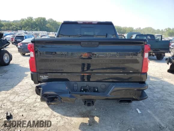 2021 Chevrolet Silverado 1500 LT Trail Boss with VIN 3GCPYFEL7MG218869, listed as a Copart auction lot 80204525 with 38,569 mi miles and Salvage title. Bid and sale history available at DreamBid. Image 6.