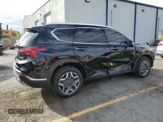 2022 Hyundai Santa Fe Limited with VIN KM8S5DA13NU026175, listed as a Copart auction lot 86622295 with 28,092 mi miles and Salvage title. Bid and sale history available at DreamBid. Image 3.