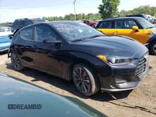 2021 Hyundai Veloster 2.0 z VIN KMHTG6AF0MU032214, wystawiony jako Copart lot #59066174 z przebiegiem 31 452 mil mil oraz Szkoda całkowita • Salvage title. Historia ofert i sprzedaży dostępna na DreamBid. Obrazek 4.