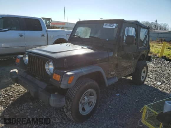 2005 Jeep Wrangler SE z VIN 1J4FA29195P366658, wystawiony jako Copart lot #46220295 z przebiegiem 67 359 mil mil oraz Szkoda całkowita • Salvage title. Historia ofert i sprzedaży dostępna na DreamBid. Obrazek 1.