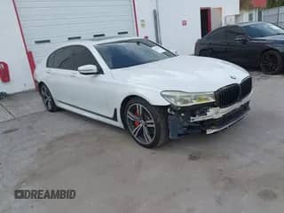 2019 BMW 7 Series 750i with VIN WBA7F0C5XKGM24636, listed as a IAAI auction lot 42507037 with 83,157 mi miles and . Bid and sale history available at DreamBid. Image 1.