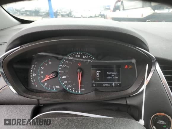 2020 Chevrolet Trax Premier with VIN 3GNCJRSB5LL271003, listed as a Copart auction lot 46986775 with 45,711 mi miles and Salvage title. Bid and sale history available at DreamBid. Image 9.