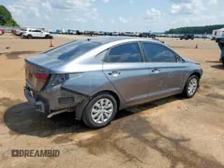 2020 Hyundai Accent SE with VIN 3KPC24A63LE109422, listed as a Copart auction lot 68076145 with 53,474 mi miles and Salvage title. Bid and sale history available at DreamBid. Image 3.