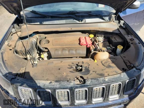 2021 Jeep Compass 80th Anniversary with VIN 3C4NJDEB0MT589497, listed as a Copart auction lot 71925025 with 93,232 mi miles and Salvage title. Bid and sale history available at DreamBid. Image 12.