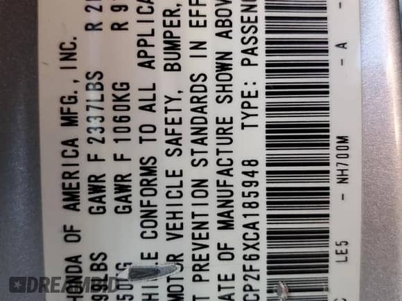 2012 Honda Accord SE с VIN 1HGCP2F6XCA185948, выставлен на аукционе Copart как лот 86899845 с пробегом Не указан миль и Списание • Salvage title. История ставок и продаж доступна на DreamBid. Изображение 13.