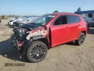 2022 Jeep Compass Limited with VIN 3C4NJDCB8NT222576, listed as a Copart auction lot 81246435 with Not provided miles and Salvage title. Bid and sale history available at DreamBid. Image 1.