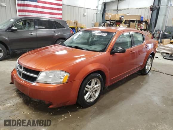 2008 Dodge Avenger SXT с VIN 1B3LC56K78N652527, выставлен на аукционе Copart как лот 68964535 с пробегом 218 266 миль миль и Чистый • Clean title. История ставок и продаж доступна на DreamBid. Изображение 1.