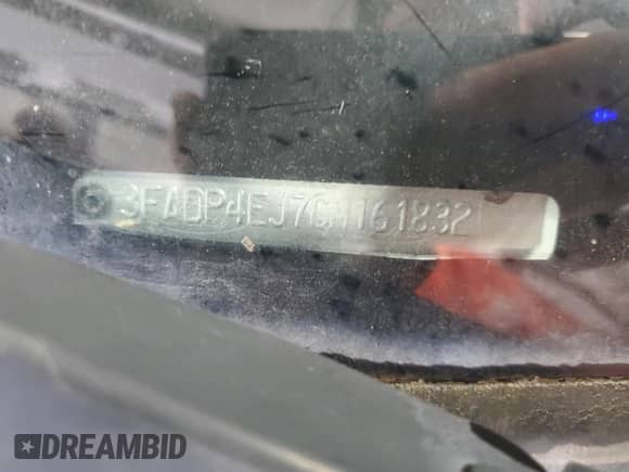 2012 Ford Fiesta SE с VIN 3FADP4EJ7CM161832, выставлен на аукционе Copart как лот 69562655 с пробегом 131 763 миль миль и Списание • Salvage title. История ставок и продаж доступна на DreamBid. Изображение 13.