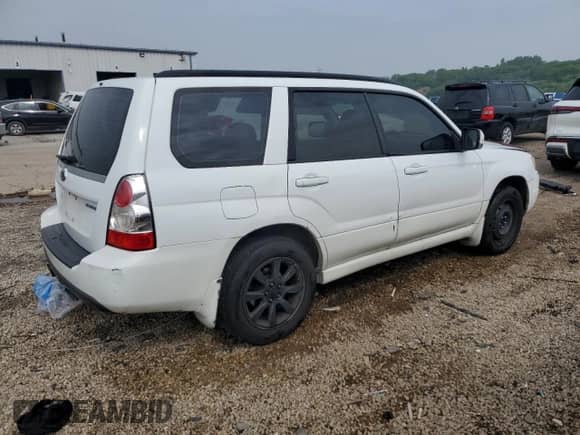 2006 Subaru Forester X with VIN JF1SG65606H750258, listed as a Copart auction lot 59902575 with 239,745 mi miles and Salvage title. Bid and sale history available at DreamBid. Image 3.