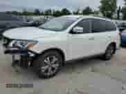 2020 Nissan Pathfinder SL z VIN 5N1DR2CM1LC587342, wystawiony jako Copart lot #59759945 z przebiegiem 32 836 mil mil oraz Szkoda całkowita • Salvage title. Historia ofert i sprzedaży dostępna na DreamBid. Obrazek 1.