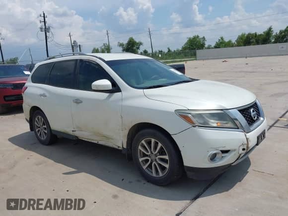 2015 Nissan Pathfinder SL с VIN 5N1AR2MN8FC608475, выставлен на аукционе IAAI как лот 43045859 с пробегом 94 728 миль миль и . История ставок и продаж доступна на DreamBid. Изображение 1.