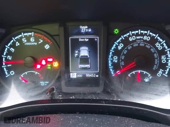 2019 Toyota Tacoma SR with VIN 3TMCZ5ANXKM257869, listed as a IAAI auction lot 41715668 with 99,452 mi miles and . Bid and sale history available at DreamBid. Image 7.