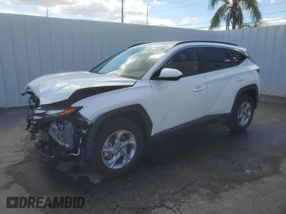 2024 Hyundai Tucson SEL with VIN 5NMJBCDE1RH349882, listed as a Copart auction lot 87065065 with 44,558 mi miles and Non repairable. Bid and sale history available at DreamBid. Image 1.