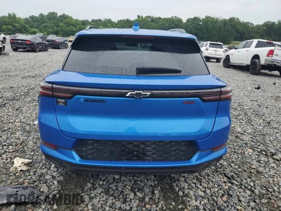 2024 Chevrolet Equinox EV RS с VIN 3GN7DSRP7RS264084, выставлен на аукционе Copart как лот 58628045 с пробегом 23 549 миль миль и Списание • Salvage title. История ставок и продаж доступна на DreamBid. Изображение 6.