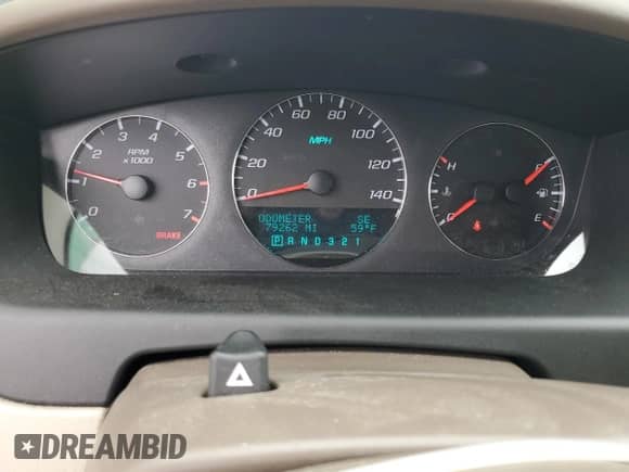 2007 Chevrolet Impala LT z VIN 2G1WC58R379327857, wystawiony jako Copart lot #55447525 z przebiegiem 79 262 mil mil oraz Szkoda całkowita • Salvage title. Historia ofert i sprzedaży dostępna na DreamBid. Obrazek 9.