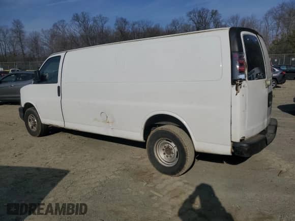 2013 Chevrolet Express Cargo with VIN 1GCWGGBA3D1109881, listed as a Copart auction lot 47881525 with Not provided miles and Clean title. Bid and sale history available at DreamBid. Image 2.