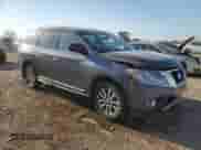 2013 Nissan Pathfinder SV with VIN 5N1AR2MN1DC632713, listed as a Copart auction lot 82127585 with 143,739 mi miles and Salvage title. Bid and sale history available at DreamBid. Image 4.