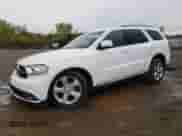 2014 Dodge Durango Limited z VIN 1C4RDJDG3EC598339, wystawiony jako Copart lot #81762055 z przebiegiem 154 135 mil mil oraz Szkoda całkowita • Salvage title. Historia ofert i sprzedaży dostępna na DreamBid. Obrazek 1.