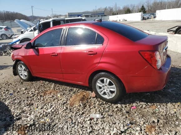 2016 Chevrolet Sonic LT with VIN 1G1JC5SB1G4180561, listed as a Copart auction lot 47017225 with 70,943 mi miles and Salvage title. Bid and sale history available at DreamBid. Image 2.