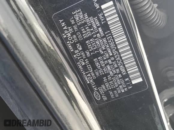 2023 Hyundai Kona Limited с VIN KM8K5CA33PU965311, выставлен на аукционе Copart как лот 67294745 с пробегом 28 517 миль миль и Списание • Salvage title. История ставок и продаж доступна на DreamBid. Изображение 13.
