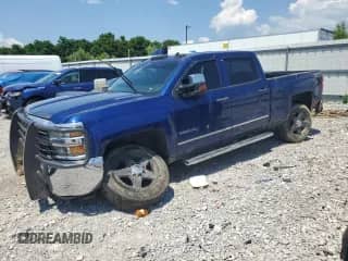 2015 Chevrolet Silverado 2500HD LT with VIN 1GC1KVE80FF145412, listed as a Copart auction lot 64353745 with 193,147 mi miles and Salvage title. Bid and sale history available at DreamBid. Image 1.
