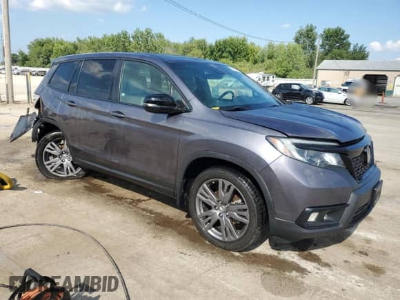 2019 Honda Passport EX-L with VIN 5FNYF8H52KB028452, listed as a Copart auction lot 68840915 with 185,630 mi miles and Salvage title. Bid and sale history available at DreamBid. Image 4.
