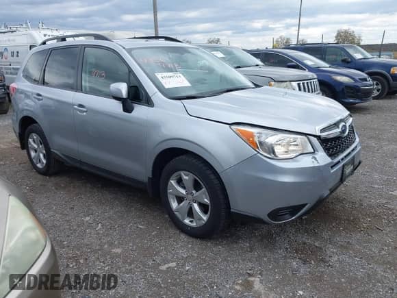 2014 Subaru Forester Premium with VIN JF2SJAEC5EH536824, listed as a IAAI auction lot 43509713 with 73,076 mi miles and . Bid and sale history available at DreamBid. Image 1.