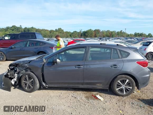 2020 Subaru Impreza Premium with VIN 4S3GTAD61L3725006, listed as a IAAI auction lot 43366016 with 70,940 mi miles and . Bid and sale history available at DreamBid. Image 14.