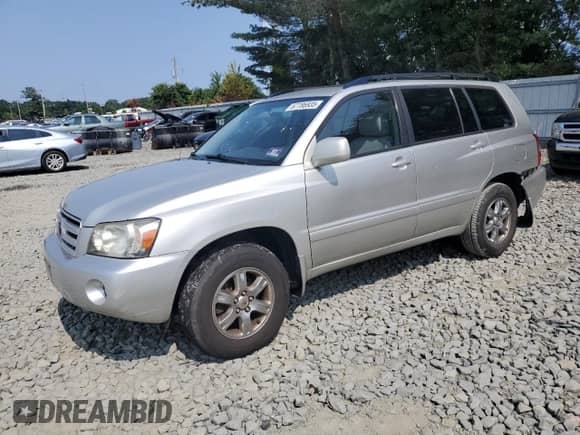 2004 Toyota Highlander with VIN JTEEP21A340049439, listed as a Copart auction lot 67786935 with 176,546 mi miles and Salvage title. Bid and sale history available at DreamBid. Image 1.