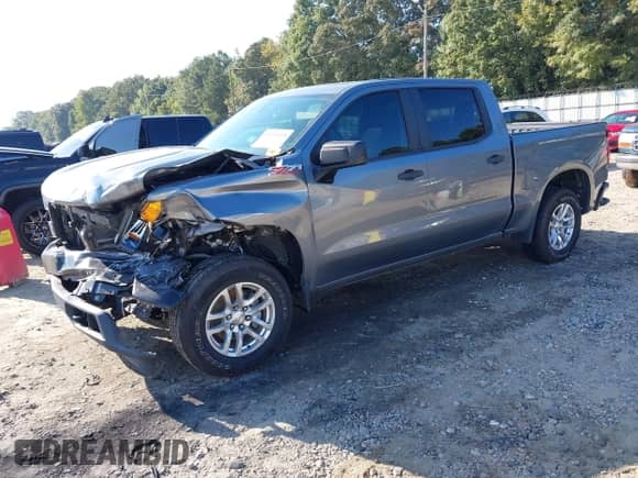 2021 Chevrolet Silverado 1500 Work Truck with VIN 1GCUYAEF7MZ222128, listed as a IAAI auction lot 43303339 with 77,819 mi miles and . Bid and sale history available at DreamBid. Image 2.