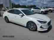 2021 Hyundai Sonata Blue с VIN KMHL24JJXMA030141, выставлен на аукционе Copart как лот 63664015 с пробегом 68 554 миль миль и Списание • Salvage title. История ставок и продаж доступна на DreamBid. Изображение 4.