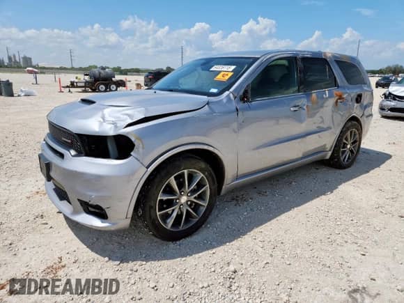 2018 Dodge Durango GT with VIN 1C4RDHDG7JC413860, listed as a Copart auction lot 64026115 with 89,834 mi miles and Salvage title. Bid and sale history available at DreamBid. Image 1.