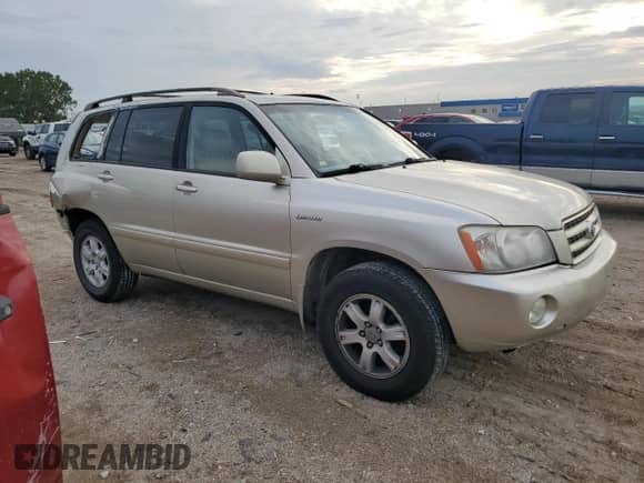 2003 Toyota Highlander с VIN JTEGF21A930083668, выставлен на аукционе Copart как лот 81453005 с пробегом 182 952 миль миль и Списание • Salvage title. История ставок и продаж доступна на DreamBid. Изображение 4.