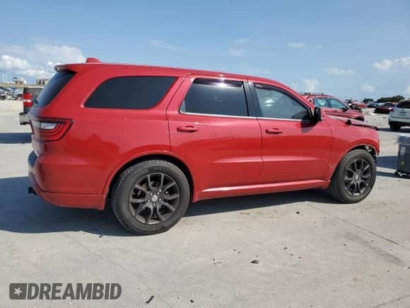 2015 Dodge Durango R/T with VIN 1C4SDHCT1FC222779, listed as a Copart auction lot 60048915 with 211,275 mi miles and Salvage title. Bid and sale history available at DreamBid. Image 3.