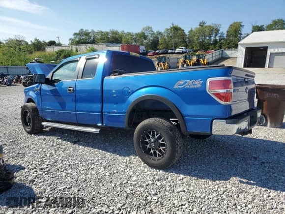 2010 Ford F-150 XL with VIN 1FTEX1E87AFD31226, listed as a Copart auction lot 81873445 with 136,524 mi miles and Salvage title. Bid and sale history available at DreamBid. Image 2.