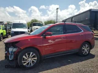 2022 Chevrolet Equinox Premier with VIN 3GNAXNEV9NS119934, listed as a Copart auction lot 54847355 with 23,428 mi miles and Salvage title. Bid and sale history available at DreamBid. Image 1.