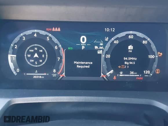 2024 Toyota Tacoma SR5 with VIN 3TMLB5FN8RM005075, listed as a IAAI auction lot 43290415 with 20,318 mi miles and . Bid and sale history available at DreamBid. Image 7.