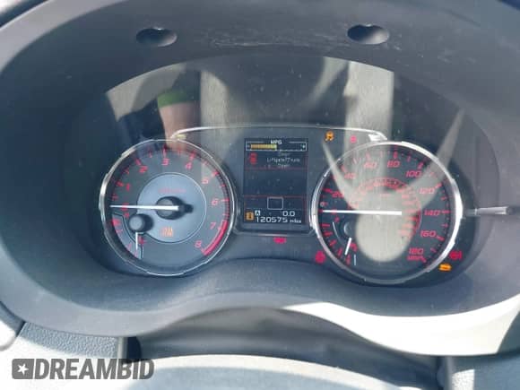 2015 Subaru WRX Premium with VIN JF1VA1D60F9830818, listed as a IAAI auction lot 40010134 with 120,575 mi miles and . Bid and sale history available at DreamBid. Image 7.