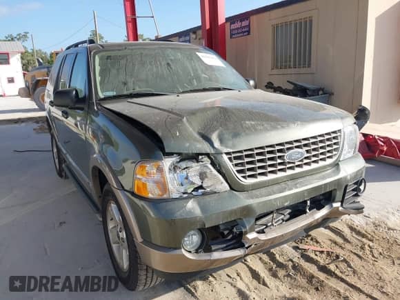 2003 Ford Explorer Eddie Bauer z VIN 1FMZU74K73UC35309, wystawiony jako IAAI lot #41565422 z przebiegiem 100 990 mil mil oraz . Historia ofert i sprzedaży dostępna na DreamBid. Obrazek 1.