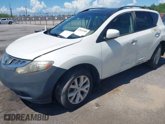 2012 Nissan Murano SL with VIN JN8AZ1MU7CW102947, listed as a IAAI auction lot 42811940 with 200,663 mi miles and . Bid and sale history available at DreamBid. Image 18.