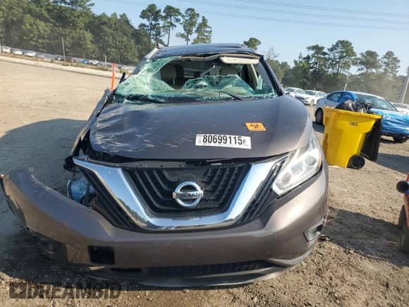 2016 Nissan Murano Platinum z VIN 5N1AZ2MG8GN171004, wystawiony jako Copart lot #80699115 z przebiegiem Nie podano mil oraz Szkoda całkowita • Salvage title. Historia ofert i sprzedaży dostępna na DreamBid. Obrazek 5.
