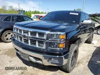 2015 Chevrolet Silverado 1500 LTZ with VIN 3GCUKSEC5FG317867, listed as a Copart auction lot 50951014 with 132,861 mi miles and Salvage title. Bid and sale history available at DreamBid. Image 1.